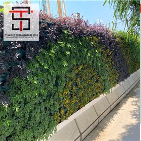 立體綠化圍擋施工案例