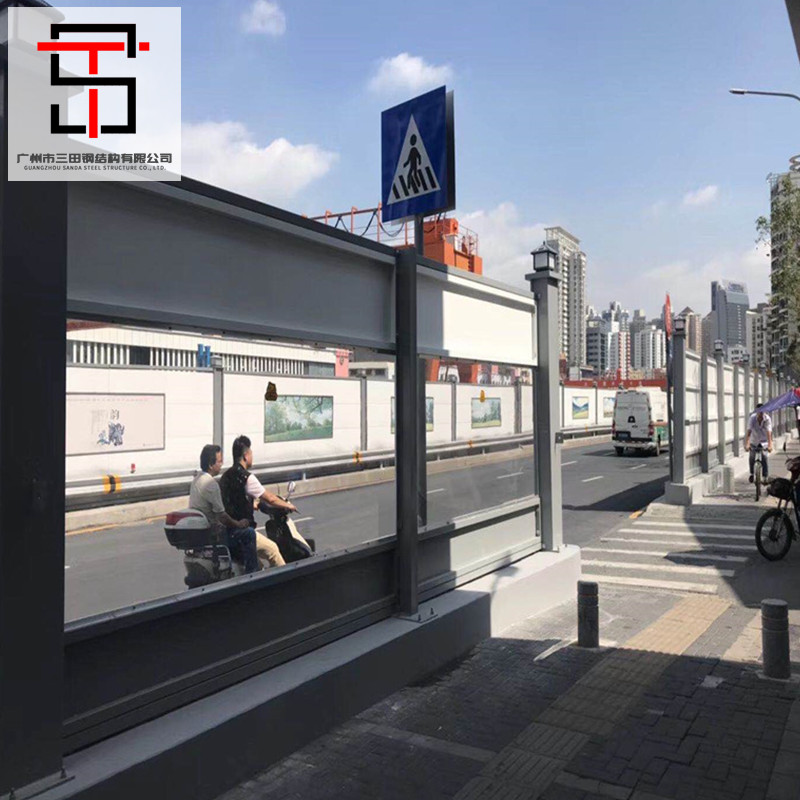 深圳A款鋼板圍墻