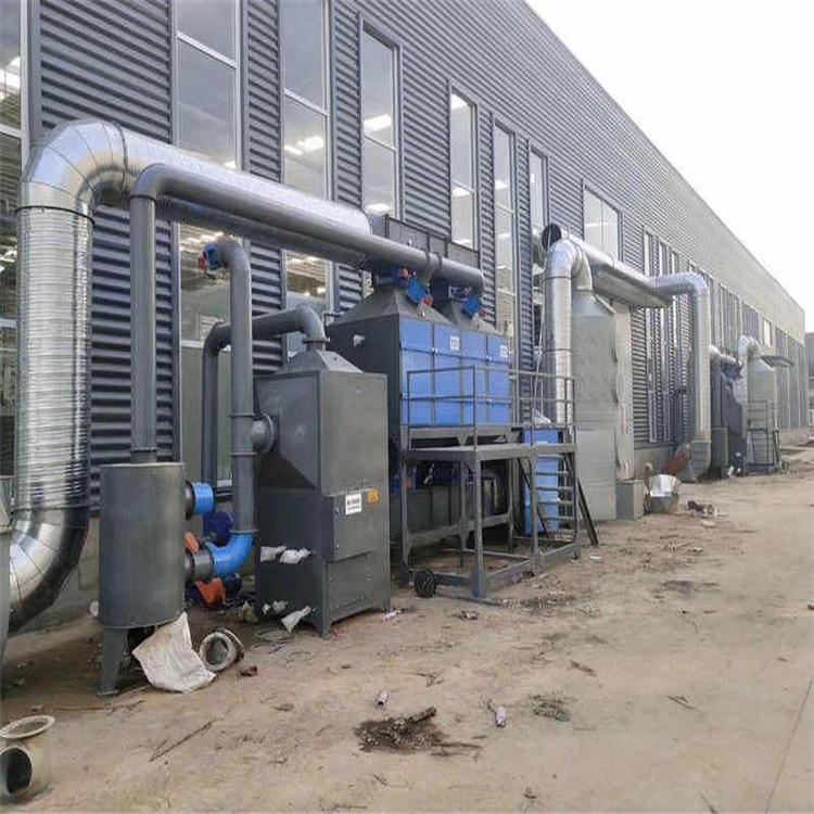 注塑機廢氣處理設備 工業(yè)廢氣催化燃燒設備 鑄造廠催化燃燒設備