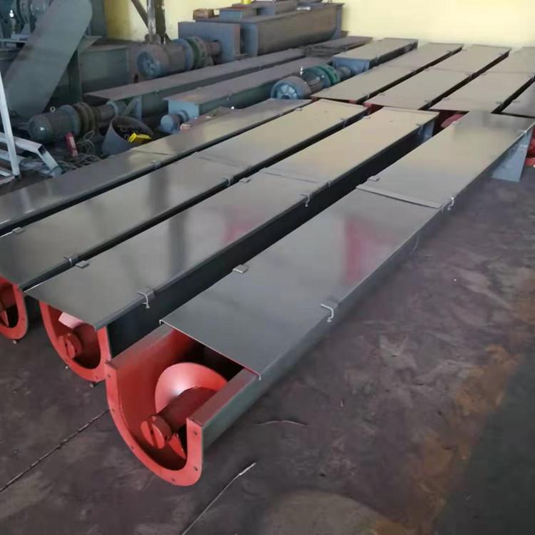 粉煤灰顆粒螺旋輸送機 石灰粉給料機 U型螺旋上料機 廠家非標定制